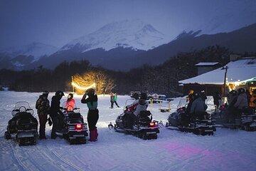 Ushuaia Discover the White Nights on Snowmobiles and Snowshoes