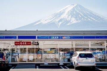 From Tokyo to Mt Fuji Lawson and Mt Fuji Iconic Lakes Bus Tour