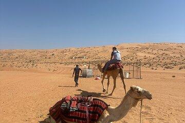 Muscat Bidiya Desert Sunset Camel Ride with Transfer