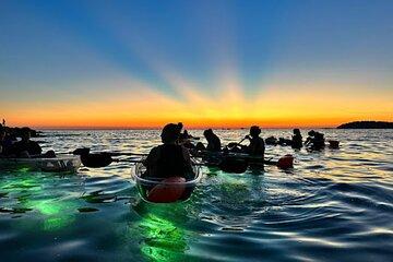 Pula Cave Sunset and Night Tour in Transparent Kayak