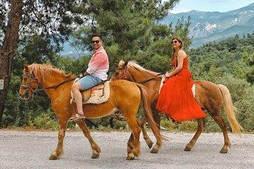 Horse Ride with Mountain Views