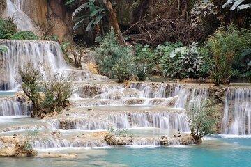Full Day Group Adventure to Pak Ou Caves and Kuang Si Waterfall