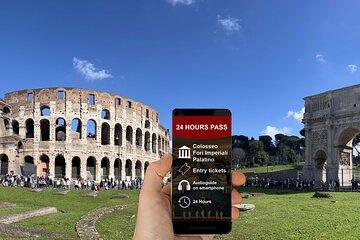 Timed entry to the Colosseum and Forums with digital audio guide