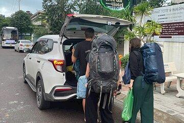 Transfer from airport train station to hotel Danang vice versa
