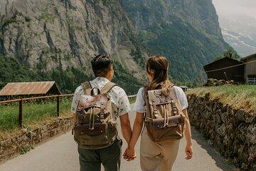 Hiking backpack in the Jungfrau Region