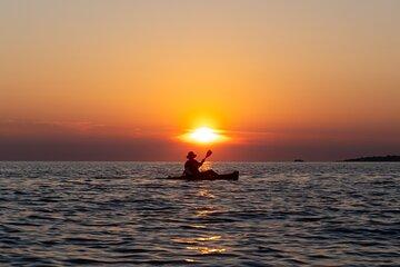 Pula Sunset Kayak Tour in Glowing Transparent Kayaks