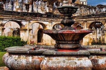 Convents and cripts in Antigua Guatemala from Quetzal Port.