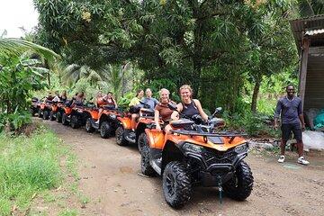 St Lucia ATV Tour : Waterfall, Plantation, Beach and Distillery