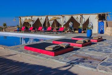 Scenic Swimming Pool Experience with Traditional Moroccan Lunch
