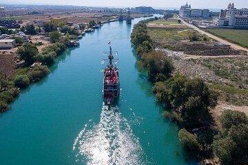 Manavgat River Boat Waterfall & Market Tour from Side