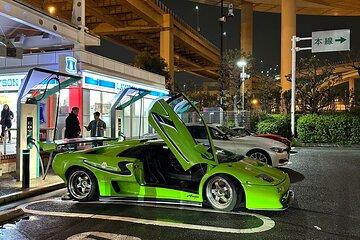 JDM car meet experience in a GTR-R35, Daikoku PA car meet