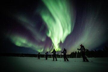 Private Northern Lights skiing adventure