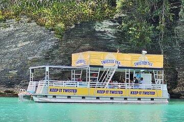 Twisted Tea Pontoon Party Boat in beautiful Bermuda