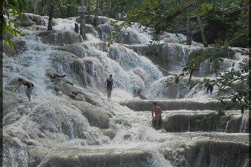Dunns River Falls and Zipline Adventure from Kingston