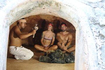 Temazcal Mayan Ceremony and Dinner in Mayan Village