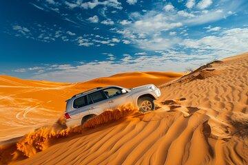 Abu Dhabi Desert Safari with BBQ, Camel Ride, & Sand Surfing