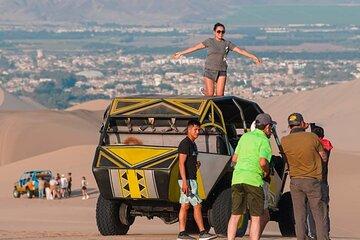 Ballestas and Huacachina Islands with Buggies and Sunset from Lima