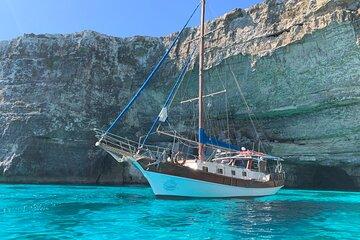 Malta 3 Bay Cruise to Selmun Bay Blue Lagoon and Gozo