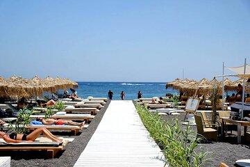 Roundtrip Transfers to Black Sand Beach from Your Santorini Hotel