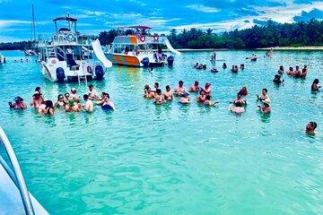 Bavaro Party Boat with Snorkeling Drinks and Snacks