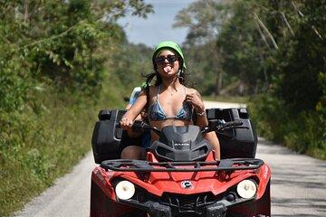 Adrenaline Tour ATV Ziplines and Cenote Swim Day