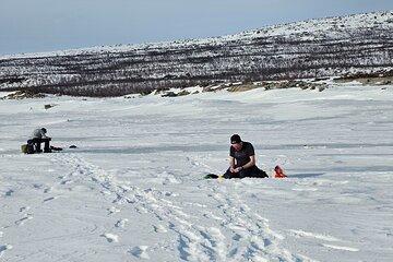 Private Icefishing with born and raised Lapland quides