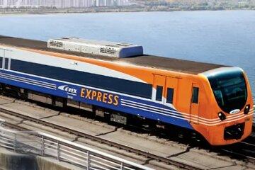 AREX Express Train from Incheon Airport to Seoul South Korea
