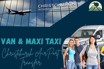 Christchurch INTL Airport Van Transfer to City Minimum 4 persons