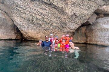 Shared Tour to Wadi Shab, Bimmah Sinkhole and Fins Beach