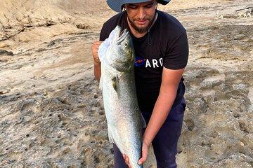 Fishing by the sea with an authentic Agadir local