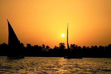 Sunset Felucca Ride on the Nile with Stunning Views of Cairo