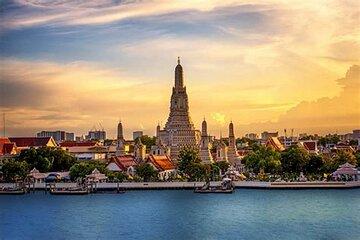 Bangkok Canal Wat Arun and Ladmayom Market