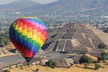Balloon Flight over Teotihuacan at Dawn