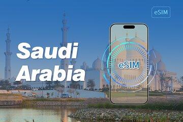 eSIM in Saudi Arabia for 1 to 30 Days with 1GB to Unlimited
