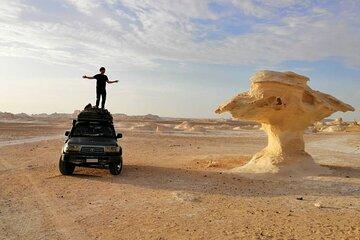 White and Black desert camping tour 2 Days 1 night From Cairo