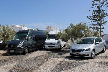 Private luxury Transfers in Santorini Airport (JTR) or Port