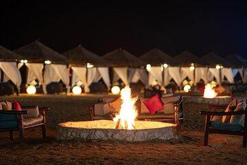 Doha Overnight Camp Desert Safari Tour with Dinner and Breakfast