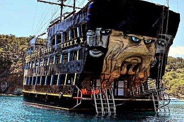 Red Dragon Pirate Ship with Foam Party Free Lunch and Swim Breaks