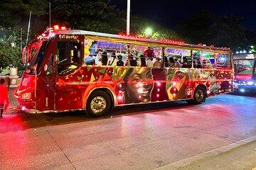 A Magic Night Party Bus Experience in Cartagena