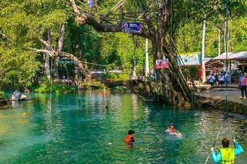 Vang Vieng: Zipline&Cave Tubing&Trekking&Blue Lagoon