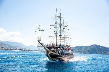 Alanya Boat Trip All Inclusive Party, Swim Stop, Lunch & Transfer