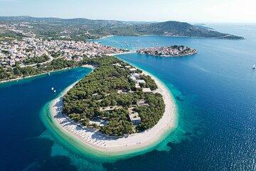 Primosten Beach and THE view *perfect for cruise ship visitors*