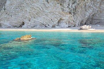 Paleokastritsa Corfu: Paradise, Yali Beach & Blue Caves Boat Tour