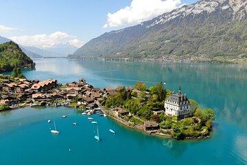 From Basel: Private Interlaken Tour, Lake Cruise, Giessbach Falls
