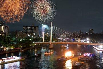 Osaka Tenjinmatsuri Fireworks Festival & Boat Experience