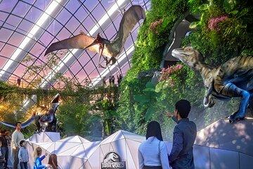 Gardens by the bay - Flower dome+cloud forest with Jurassic world
