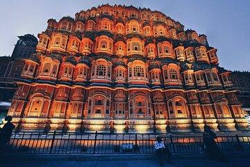 Jaipur Night Tour with Scenic Sunset at Monkey Temple