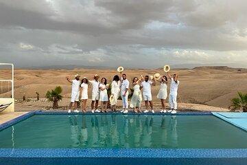 Agafay Desert Tour with Lunch and Swimming Pool Experience