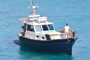 Full Day boat charter in Traditional Balearic Yacht in Ibiza