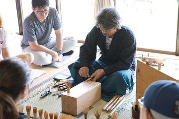 Hands On Tea Whisk Making with a Master Craftsman in Nara